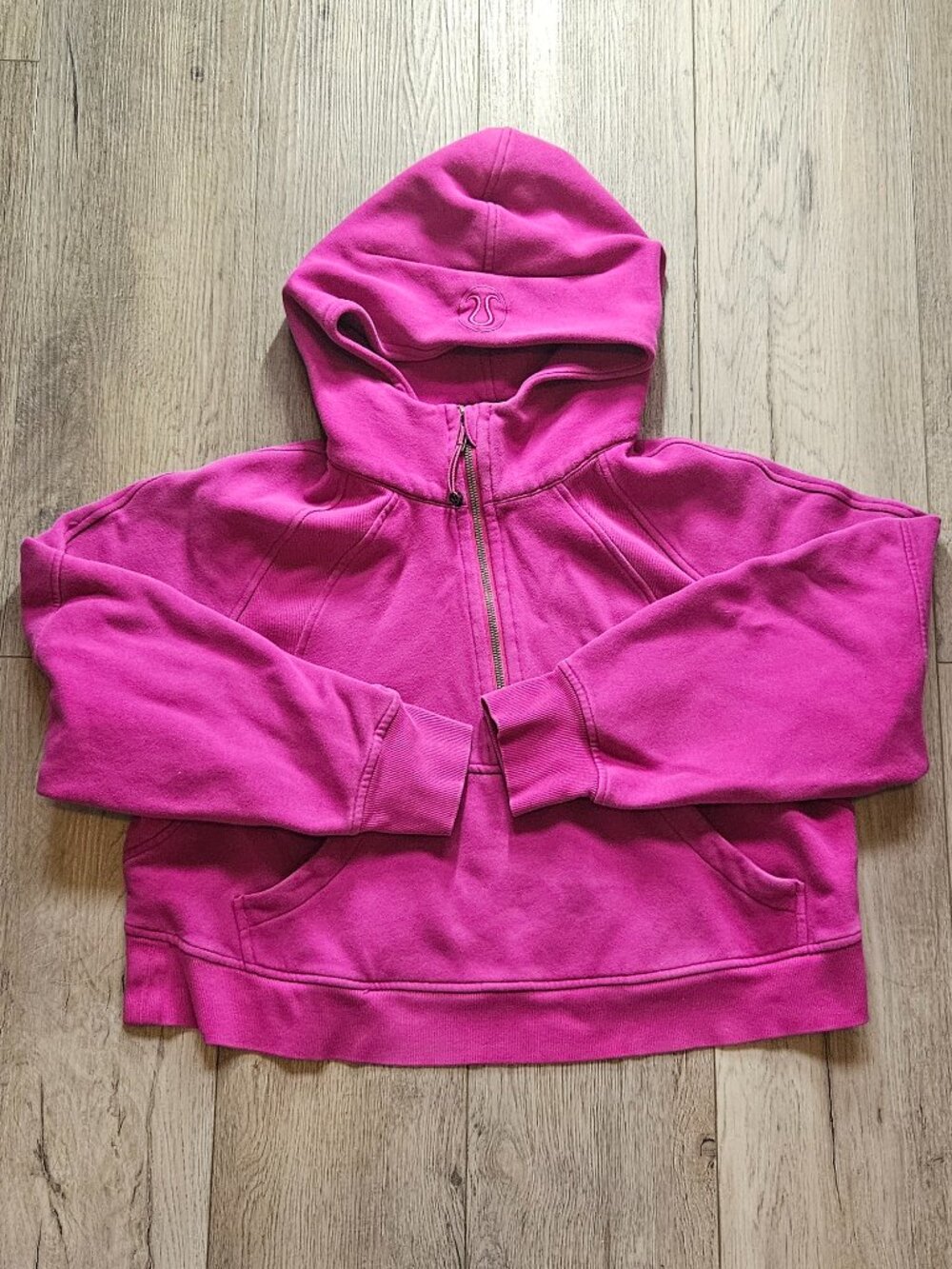 Lululemon Scuba Women's Oversized Light Full-Zip Hoodie Magenta Purple Size M/L